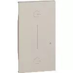 Cubretecla iluminable para dimmer inteligente con simbolo de entrada y salida 2 modulos arena Living Now Bticino KM40M2