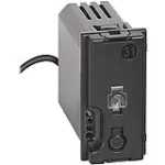 Modulo inteligente de control y monitoreo para enchufe con LED 16A 3800W Living Now Bticino K4531C