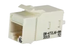 Conector jack RJ45 CAT6 keystone blanco Ortronics Legrand KT2J6-88