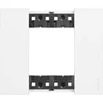 Placa 2 modulos blanco Living Now Bticino KA4802KW