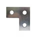 Union L plana esquinera para strut 3 huecos 3-1/2” x 3-1/2” PT-201