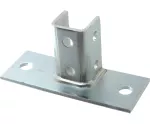 Base de poste para strut 2 huecos 3-1/8” x 8” PT-606