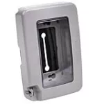 Placa para intemperie de bajo perfil 1 modulo vertical u horizontal gris Intermatic WP6000G
