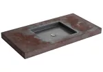 Lavatorio sobreponer rectangular 1105 x 575 mm volcano Deca L.117.54