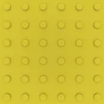 Porcelanato podotactil amarillo Stop (puntos) 30 x 30 cm (pieza)