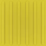 Porcelanato podotactil amarillo Go (lineas) 30 x 30 cm (pieza)