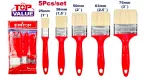Juego de brochas 1"-3" para pintura de aceite de 5 piezas Emtop EPBH160501