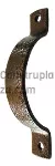 Agarradera soldable gofrado bronce 5-1/4" x 1" Grossor 8099897