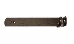 Aldaba soldable reforzada gofrado bronce 10" x 1-1/2" x 1/8" Grossor 8100200