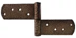 Bisagra soldable T18 gofrado bronce 9-1/2" x 3" con 2 aletas Grossor 8102100 (2 por paquete)