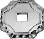 Base para barrote 70 mm (5 mm) hierro forjado decorativo para rejas 116/A/1