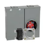 Base para medidor compuesto con breaker principal 150A Square D RC200S+A200+QOM2150VH