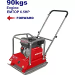 Compactador de plancha a gasolina 50 x 45 cm 3370 libras (15kN) Emtop EPCT659002