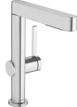 Griferia para lavatorio monomando alto 230 con ducha extraible y vaciador push-open cromo Finoris Hansgrohe 76063000