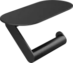 Portapapel con repisa negro mate WallStoris Hansgrohe 27928670