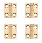 Bisagra 3/4" x 5/8" laton National Hardware N211-193 (4 por paquete)