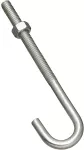 Tornillo gancho en J con tuerca 5/16" x 5" National Hardware N232-926