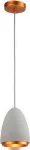 Lampara colgante GU10 gris cemento (23.2 x 29.1 cm) Prime CP190573