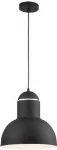 Lampara colgante E27 negro lijado (32 x 31 cm) Prime CP190584