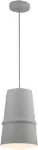 Lampara colgante E27 gris lijado (20 x 30 cm) Prime CP190593