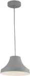 Lampara colgante E27 gris lijado (25 x 15.5 cm) Prime CP190594