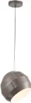Lampara colgante E27 gris (24 x 22 cm) Prime CP190600