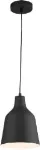 Lampara colgante E27 negro (20 x 25 cm) Prime CP190608