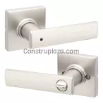 Cerradura de privacidad niquel satinado 300BRNL SQT 15 CP Breton Kwikset 93002-035