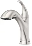 Griferia para fregadero monomando extraible acero inoxidable Wray Pfister F-534-7WRYGS