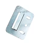 Accesorio metalico para instalación de tablilla plastica para pared (100 por paquete)