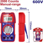 Tester multimetro digital economico 200mV/2V/20V/200V/600V 2000 counts Emtop EDMR5360011 (sust. EDMR16002)