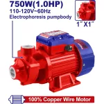 Bomba para agua periferica 1 HP (750W) 60L/min Emtop ULWPPV07501