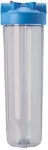Housing plastico para filtro cartucho 20" conexion 3/4" npt transparente 400-­0255-­HOU
