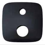 Repuesto escudo embellecedor 155 mm para mezclador negro mate Talis Hansgrohe 95275670