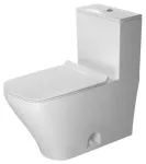 Inodoro una pieza elongado doble descarga 3.5 y 5 litros 1000 gramos blanco DuraStyle Duravit 2157010083+0060590000
