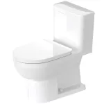Inodoro una pieza elongado descarga 4.8 litros 800 gramos blanco No.1 Duravit 2195012002+0025290000