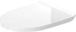 Asiento para inodoro elongado blanco cierre suave Durastyle Basic Duravit 0025290000