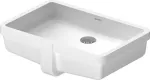 Lavatorio de submontar rectangular 485 x 315 mm con rebosadero blanco Vero Duravit 0330480000