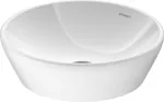 Lavatorio de sobreponer redondo 400 mm sin rebosadero blanco D-Neo Duravit 2371400070