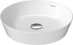 Lavatorio de sobreponer redondo 430 mm sin rebosadero blanco Cape Cod Duravit 2328430000