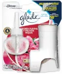 Desodorante ambiental aceites naturales Glade lavanda (aparato + repuesto 21 ml)
