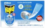 Repelente en laminitas anti-mosquitos Raid (aparato + 12 laminitas)