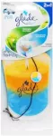 Desodorante ambiental de carro Glade auto paper frescura y caricias de algodon 18.1 gr
