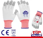 Par de guantes tejido dedos recubiertos de poliuretano Emtop EPGV0201 (talla XL)