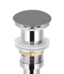Desagüe para lavatorio 32 mm (1-1/4") sin rebalse tapón gris Prime D121
