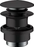 Desagüe para grifería de lavatorio y bidet push negro mate Hansgrohe 50100670