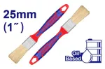 Brocha industrial 1'' (25 mm) con mango plastico Emtop EPBH01601