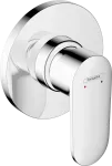 Mezclador para ducha monomando sin desviador cromo Vernis Blend Hansgrohe 71649000+13620180
