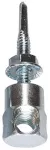 Anclaje horizontal para varilla roscada de 3/8” punta #5 (#12-20 x 1-1/2”) con tuerca RSH37112N-5