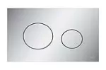 Placa de descarga doble para inodoro suspendido cromo mate TECEloop 9240922